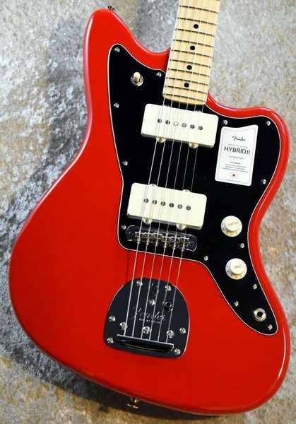 

hybrid ii jazzmaster modena red electric guitar