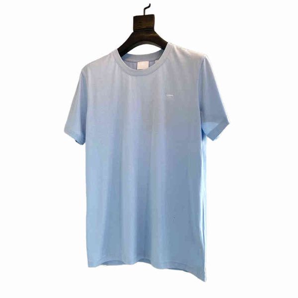 

british style designer men's t-shirts classic luxury letters embroidery short sleeves pure cotton tees for men women,quality, White;black