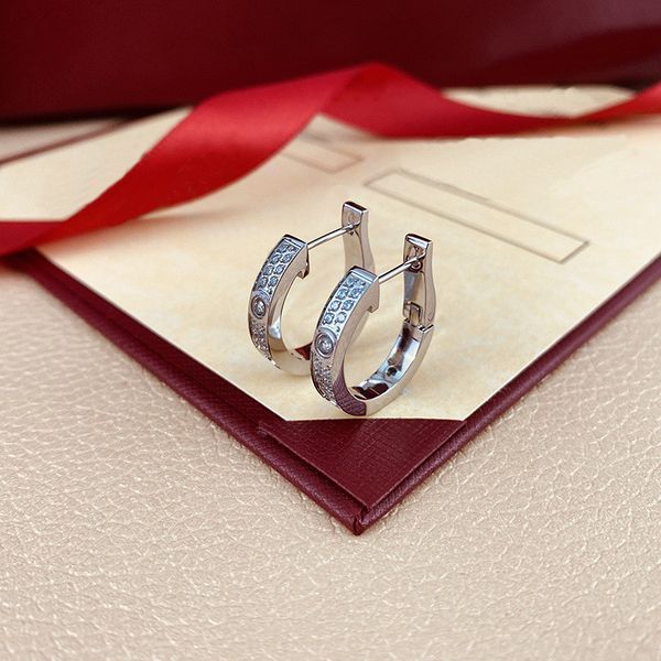 

huggie diamond designer earings wedding luxury earrings jewelry stainless steel fashion charming bride lover wedding engagement couples earr, Golden;silver