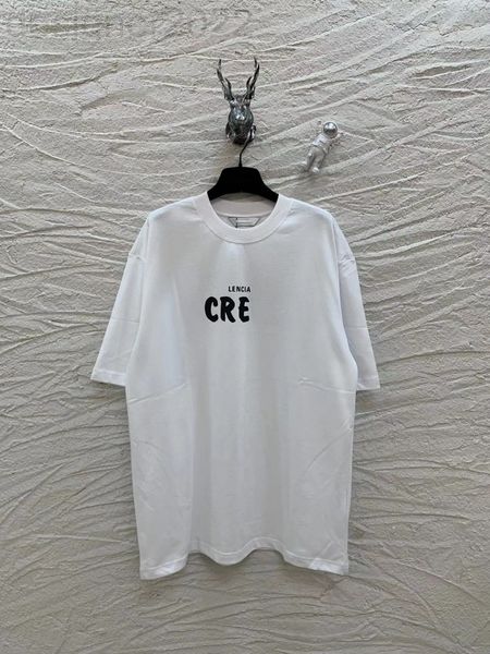 

women's t-shirt designer b family high version correct printing cre staff limited short sleeves can be solid 3vi8, White