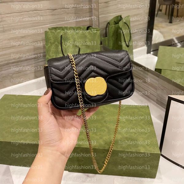 

fashion 2022 marmont womens luxurys designer bag 446744 leather handbag