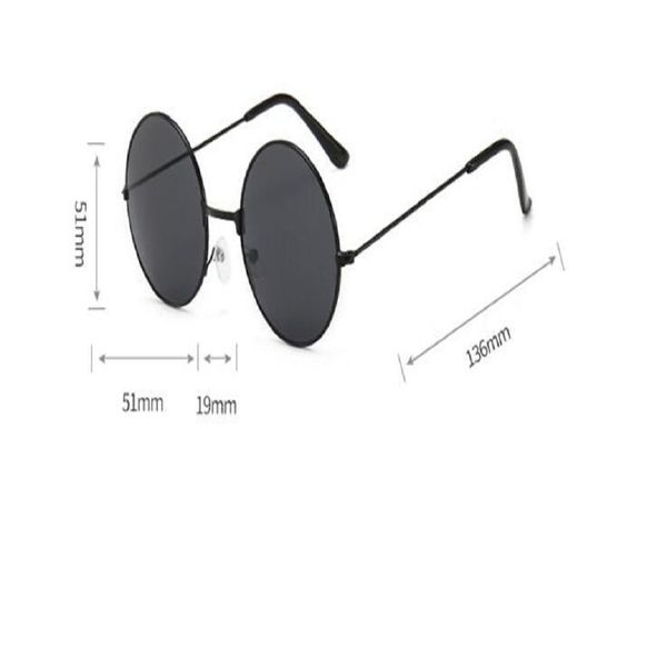 

woman fashion 1 pcs fishing round metal vintage men women sunglasses good quality leisure pgraphy uv400 protection eyewear, White;black
