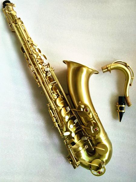 

professional bb tune brass tenor saxophone antique copper simulation music instrument shell button sax with mouthpiece case