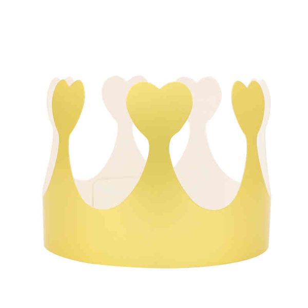 

factory outlet gold card paper crown children's hat party decorations meou