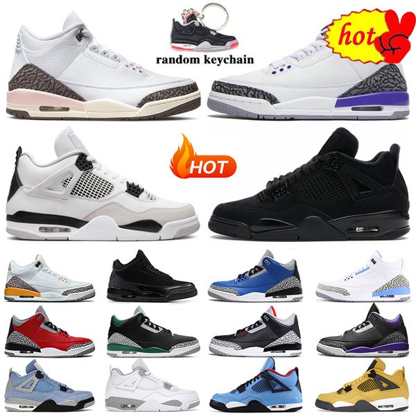 

jumpman 4 4s mens basketball shoes infrared muslin chile red thunder bred cement military black cat men womens sports sneakers trainers nb