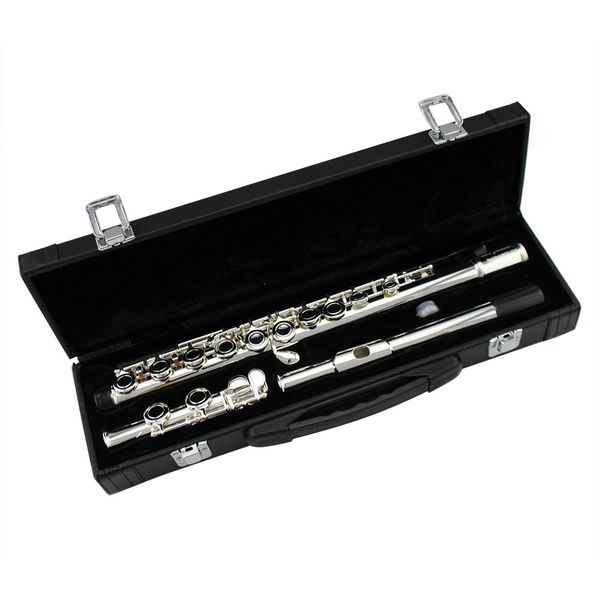 

popular grade 16 closed hole silver plated flute