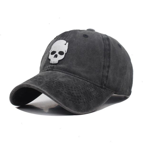 Casco de algodão Vintage Skull Mens Cap para homens Snapback Bone Casquette Male verão Gorras Trucker Women Hat Hat Hat