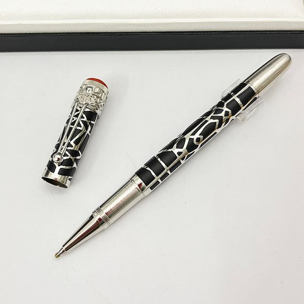 

yamalang inheritance series brand roller ball pens luxurys spider web red black ballpoint pen writing stationery business, Blue;orange