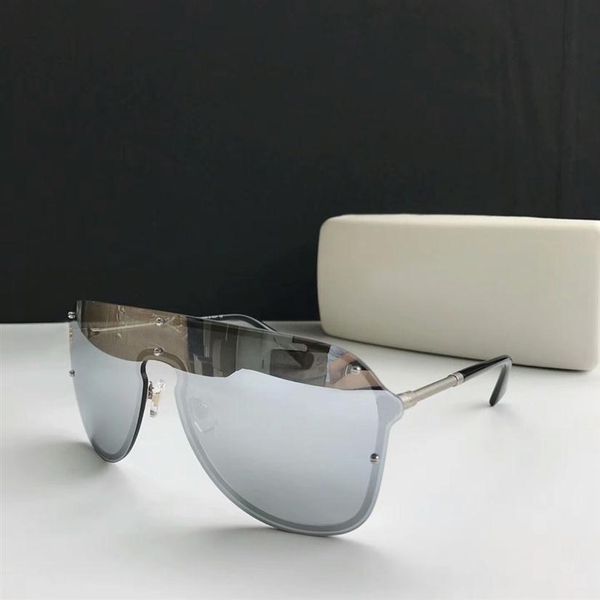 

2180 pilot rimless sunglass silver gafas de sol shades fashion sunglasses new with box229r, White;black