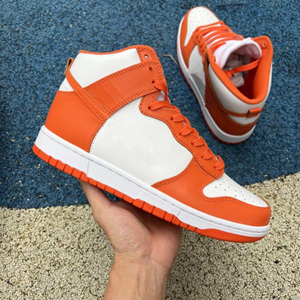 

shoes dk high syracuse dunkky running men women sneakers white orange blaze sport store size 36-45 dd1399-101