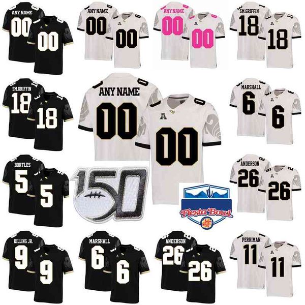 UCF Knights Jerseys Brandon Wimbush Jersey Jaylon Robinson Tay Gowan Noah Vedral Anderson College Football jerseys costume costurado