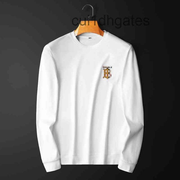 

brand 2023 designer b br coats and hoodie 2023 spring new men's pullover sweater large round neck long sleeve printe, Black