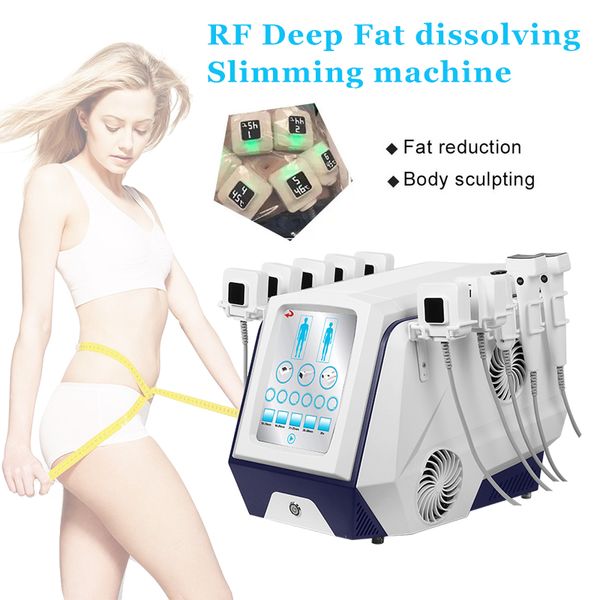 Lipo professionale rf dissolve la forma del corpo della perdita di grasso della macchina per il dimagrimento profondo del corpo scolpito a caldo