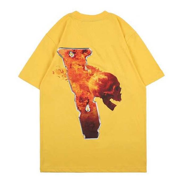 

designer fashion mens t shirt men women short sleeve quality yellow tees size s-xl, White;black