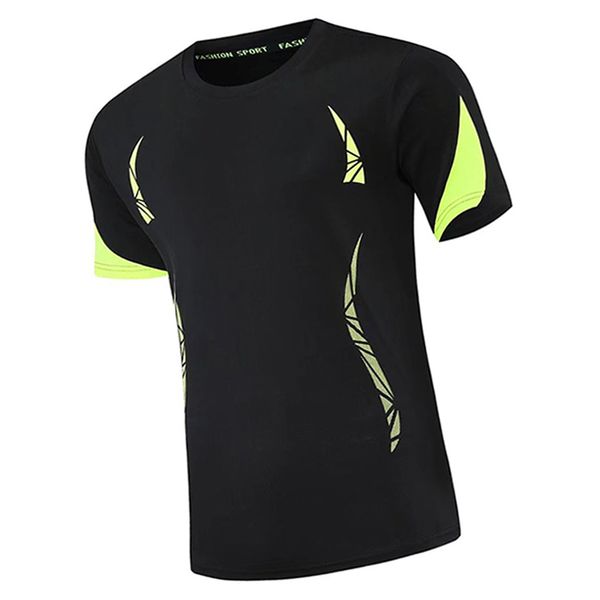 

latest fashion crew neck mens soccer jerseys new short sleeve t-shirts tzcp0065, Black;yellow