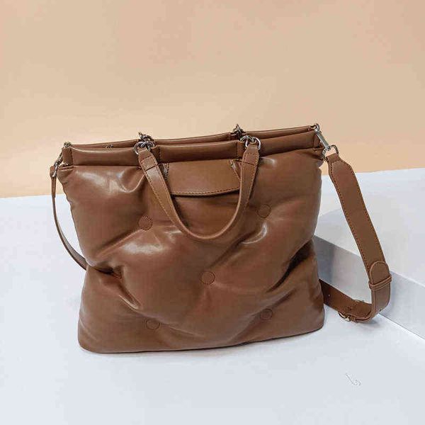 

evening bags winter cotton space designer padded women handbag filling down shoulder quilting crossbody for 220507