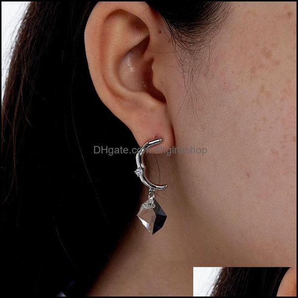 

dangle chandelier flashbuy design irregar crystal resin earrings for women fashion geometric pendant statement jewelry d dhgirlsshop dhrgt, Silver