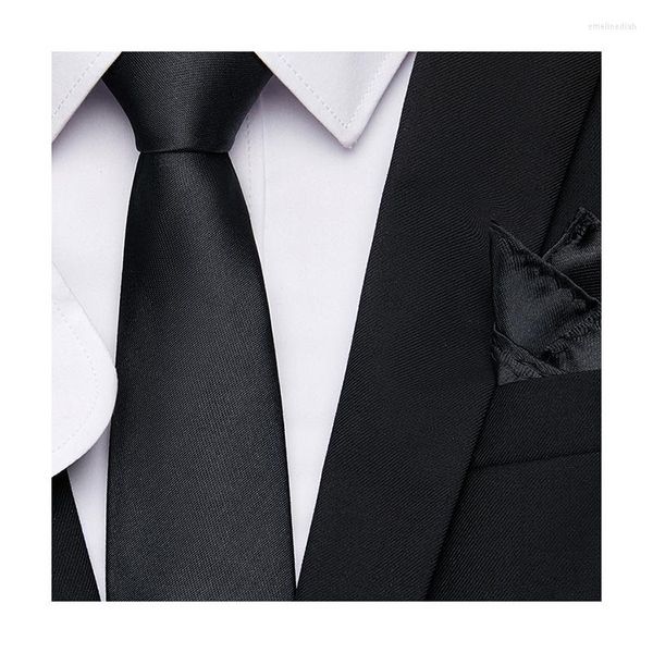 Papillon tessuto marchio di moda cravatta di seta fazzoletto gemelli set cravatta uomo blu cielo accessori da sposa regalo nero per fidanzato fiocco