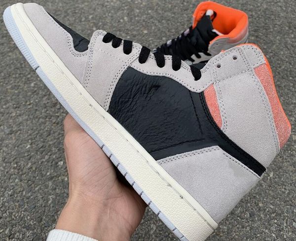 

1s shoes 1 neutral grey hyper crimson white black mens basketball designer i high og trainers