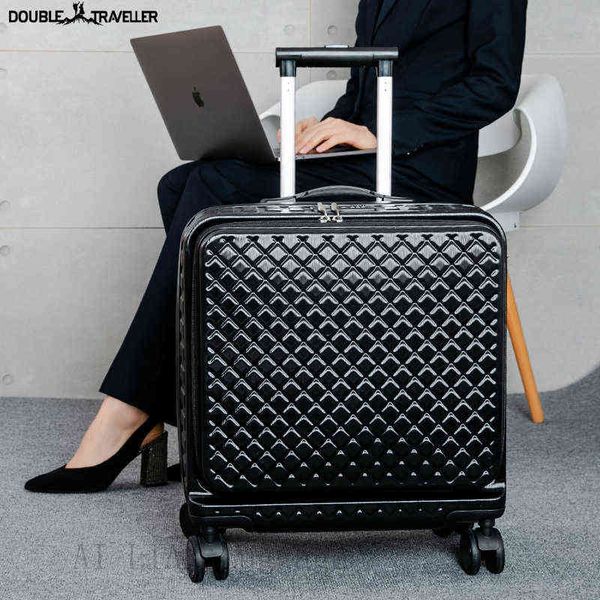 Дюймовый троллейбус багаж переезд на чемоданский чемодан бизнес -салон кабинет переноса с ноутбуком с вакансиями для ноутбука, коробка, мода J220708 J220708