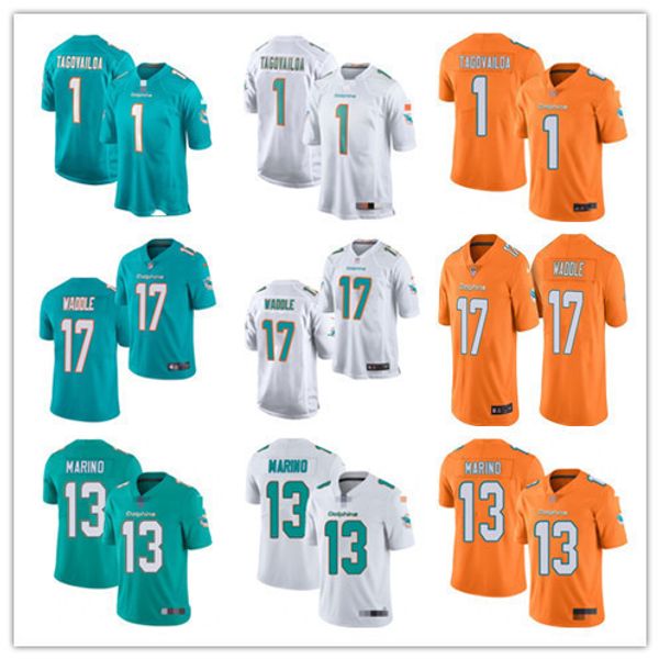 

custom 10 tyreek hill miami''dolphins''men jersey 13 dan marino 1 tua tagovailoa 99 jason taylor 17 jaylen waddle 8 jevo, Black;red