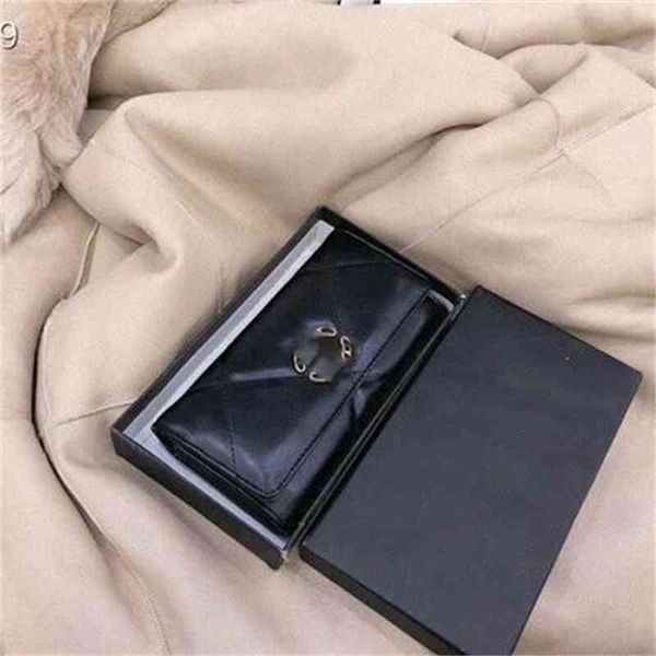 

designer cc wallet card womens mens fashion bags new chaanel wallet folding buckle hand large capacity mobile phone card bag simple chain wa, Red;black