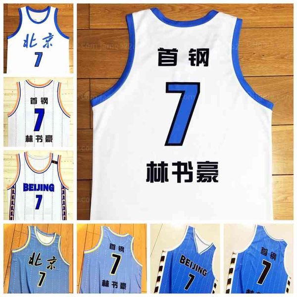 

beijing jeremy lin #7 custom china basketball jersey linsanity taipei linshuhao printed any name number size xs-4xl jerseys, Black