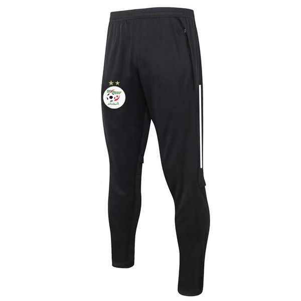 

2020 2021 algeria soccer windbreaker pants tracksuits pants soccer training wear pants soccer hooded windbreaker jackets running j302k, Black;red