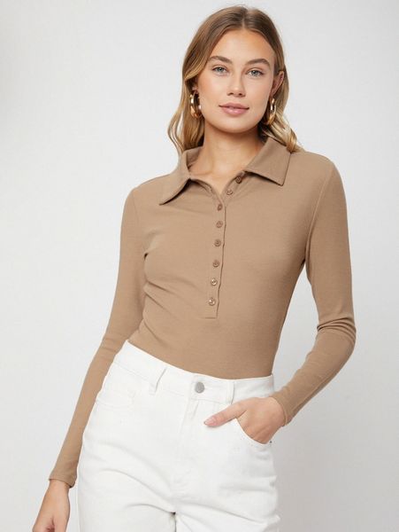 

motf eco recycled polyester slim ribbed t-shirt b9fp#, White