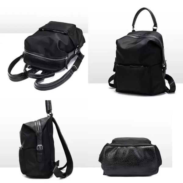 

waist bagswomens backpack solid color designer handbag large capacity school backpack for girls nylon fashion travel bag m018