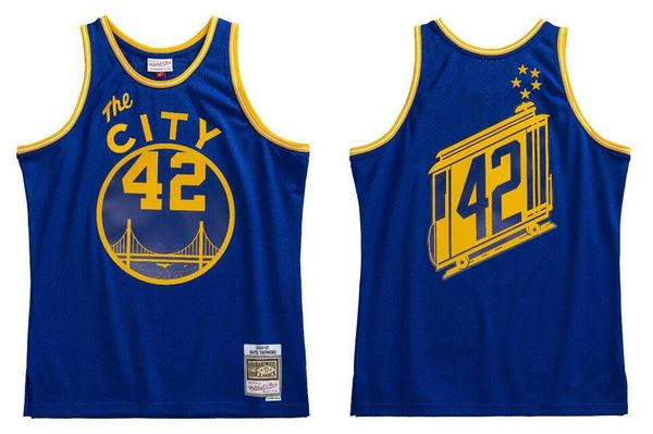 

stitched nate thurmond basketball jersey s-6xl mitchell & ness 1966-67 mesh hardwoods classics retro version men women youth jerseys, Black;red