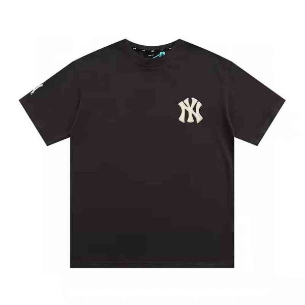 

factory direct sales designer new brand short sleeve wholesale men's and women's 22 summer couple t-shirt like printed loose sport, White;black