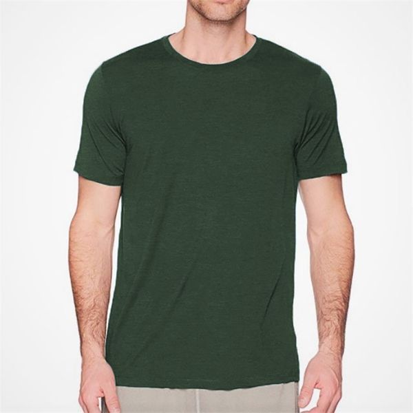 

merino wool t shirt men's base layer wool bamboo fiber tee men merino 175gsm wicking breathable quick dry anti-odor usa size 220425, White;black