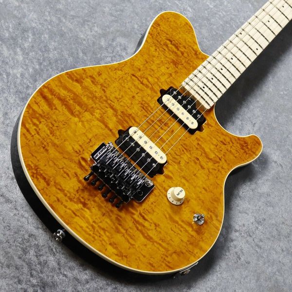 

music man rans gold quilt #gg54a electric guitar