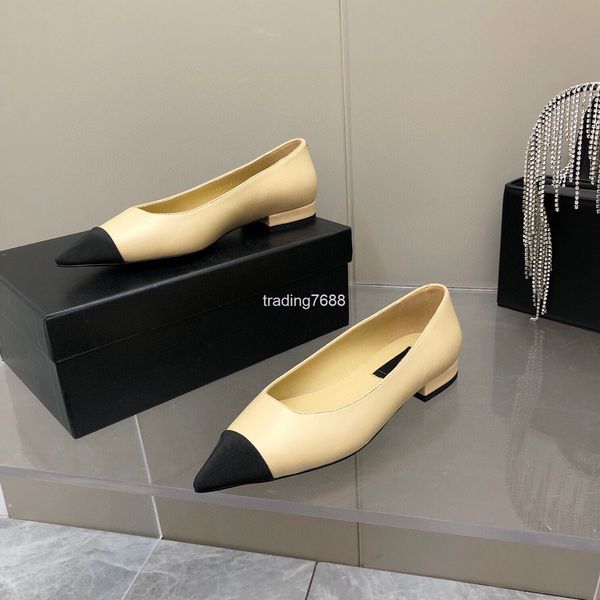 

dress shoes spring festival flat heel versatile professional black soft leather single shoes fashion pointed shallow mouth work