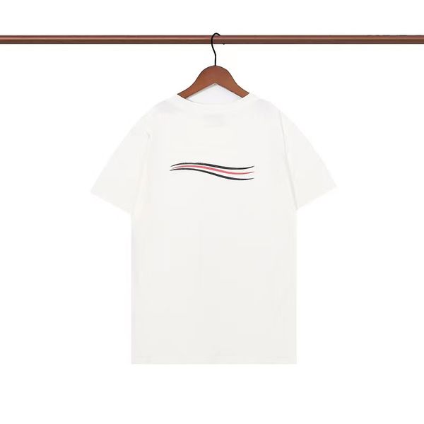 

designer t shirts casual chest letter shirt mens clothing short sleeve pure cotton white black breathable basic fashion top