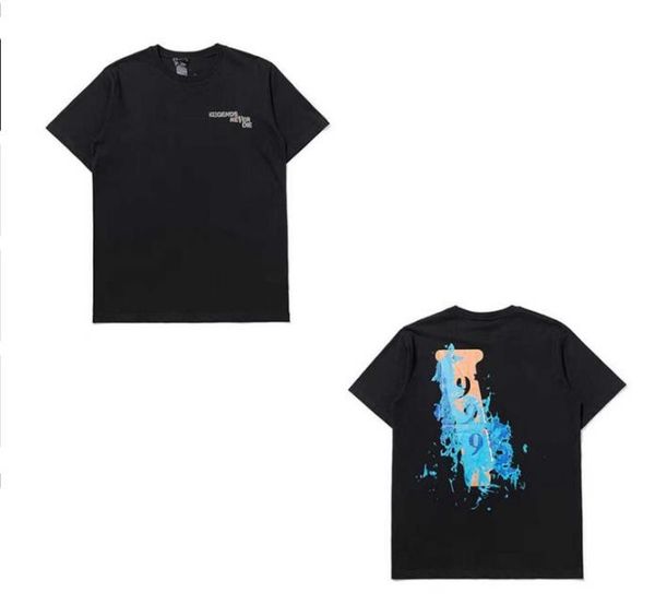 

summer mens women designers t shirts loose tees fashion brands shirt clothing street shorts sleeve man s casual, White;black