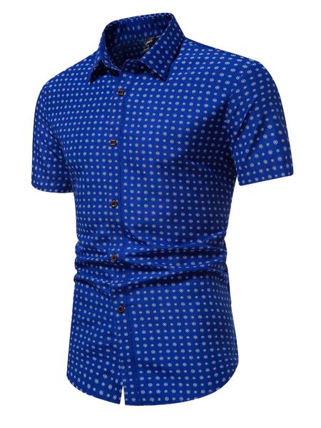 

men allover floral print shirt q2ec#, White;black