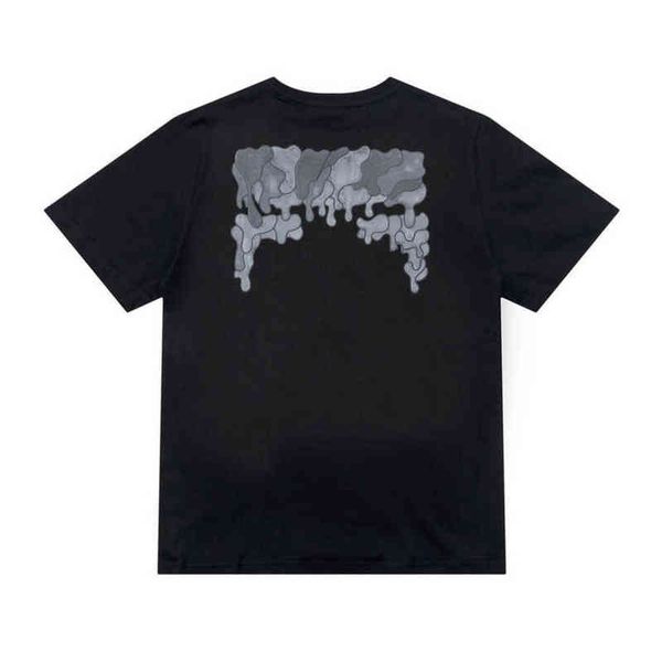 

brand mens classic fashion t shirts offs summer designer women loose tees quality t-shirt letter arrow oil painting black white tshirts lux, White;black