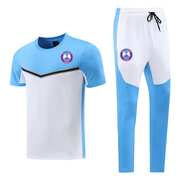 

2022 2023 orlando pride soccer short sleeve running sets sweatshirt tracksuit set mens sports training suits sportswear suit men football je, Black;blue