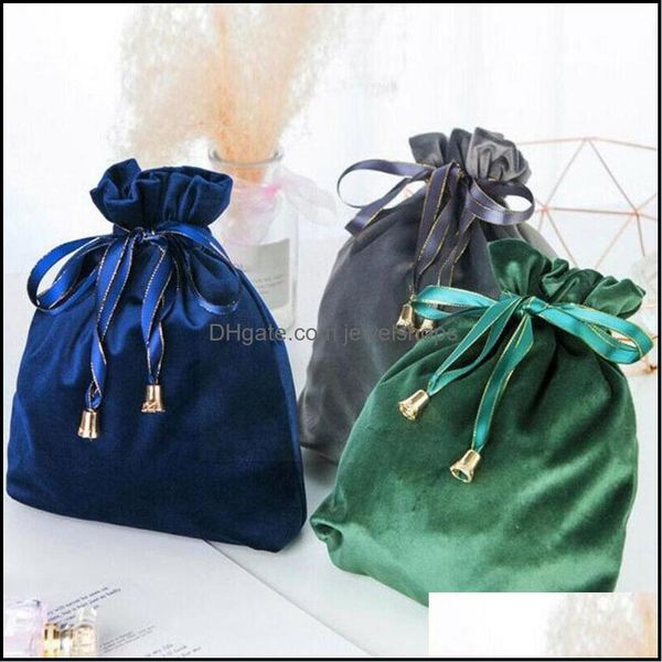 

jewelry pouches bags 1pcs veet bag dstring cosmetic nordic dhkyo, Pink;blue