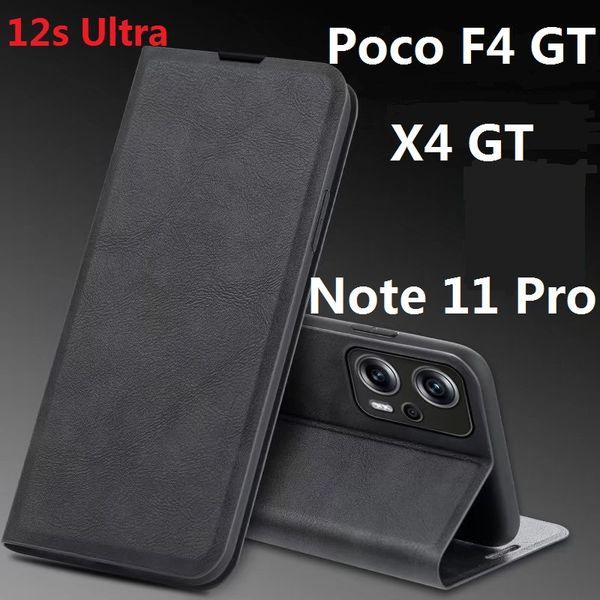 Xiaomi 12s Ultra Case Flip Kitap Stand Kartı Xiaomi 12 Pro 12x Kapak için Cüzdan Deri Kılıfları