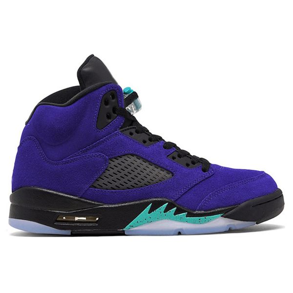 

basketball shoes men trainers outdoor sports sneakers raging red black metallic blue suede white cement camo jumpman 5 hyper royal og