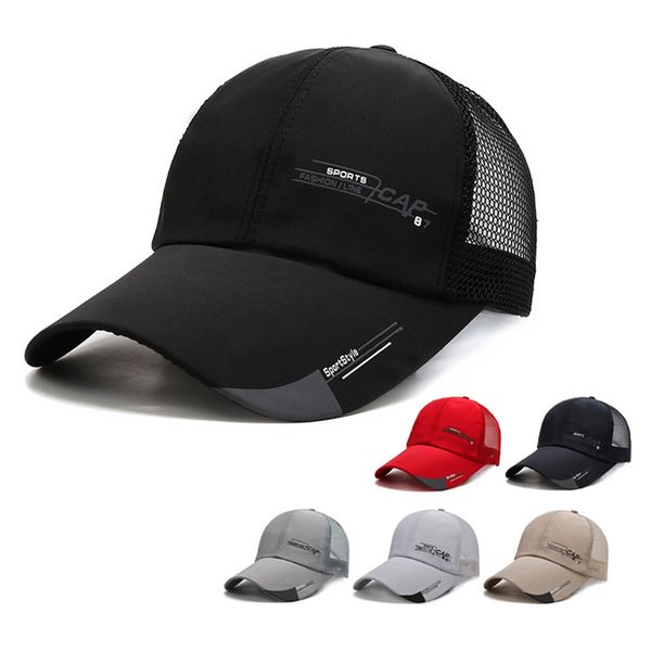 Neue Mode Baseball Kappe Sommer Outdoor-Sport Atmungsaktive Caps Männer Freizeit Hut Einfache Sonnencreme Ente Zunge Hut