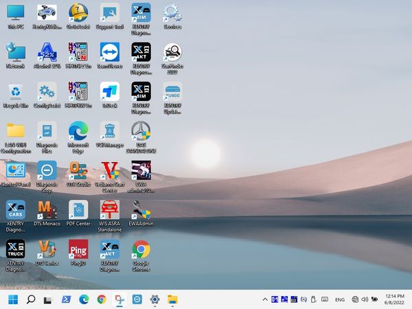 

2022.06 mb star xentry das software diagnostic for c4/c5/c6 with 360g ssd