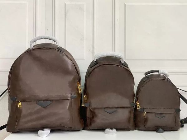 

3 size fashion handbag women school bag women palm springs large backpack children backpacks men printing pu leather shoulder school bag 1aa