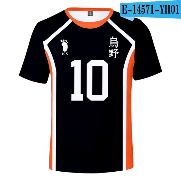 Costume de cosplay de haikyuu msby vôlei clube camiseta time de vôlei uniforme de treinamento roupas homens homens adultos crianças tshirt verão ca 9276