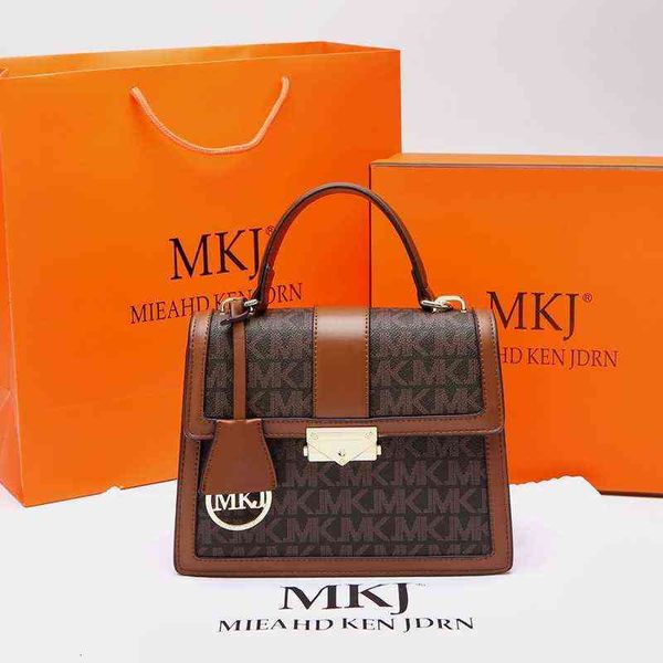 

mkj women's bag 2022 fashion hand menger versatile soft leather one shoulder