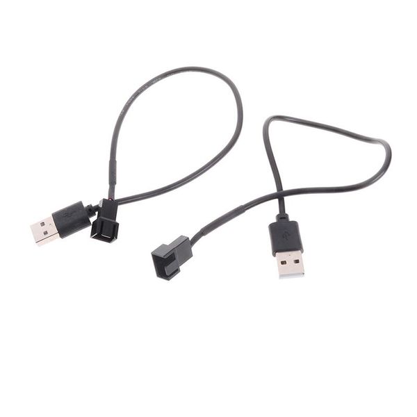 Sonstiges Beleuchtungszubehör 1 Stück 3/4-poliger Computer-PC-Lüfter-Stromkabel-Anschlussadapter 5 V 30 cm 3-polig oder 4-polig an USB-Kabel anschließenSonstiges