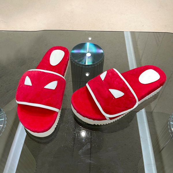 

platform sandal famous designer woman summer slippers embroider suede 5.5cm heel womens sandels luxuriou slides shoe size 43, Black